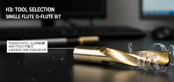 single flute o-flute bit