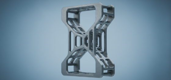 dmls 3d printed lattice structure