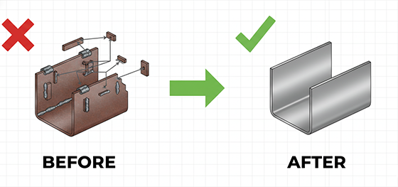 complex vs simple sheet metal design