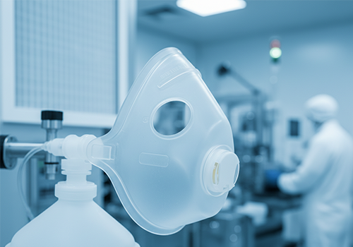 Rubber (LSR) medical respiratory mask