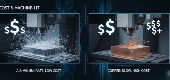 heat sink machining cost