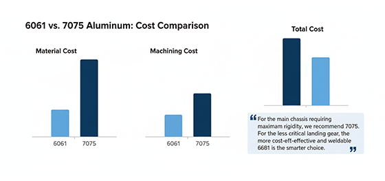 6061 vs 7075 cost comparison
