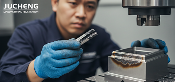 broken CNC cutting tool