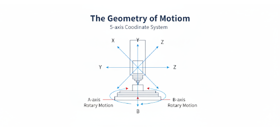 5 axis coordinate system