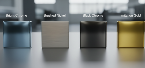chrome nickel gold plating options