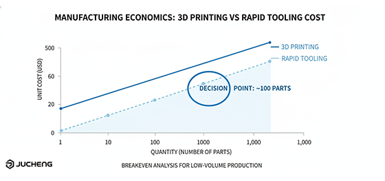 3D printing vs rapid tooling cost