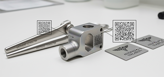 Medical device laser marking