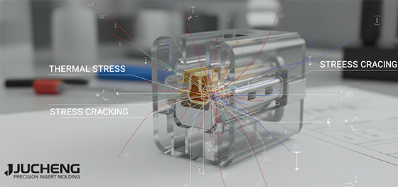 Insert Molding thermal stress analysis