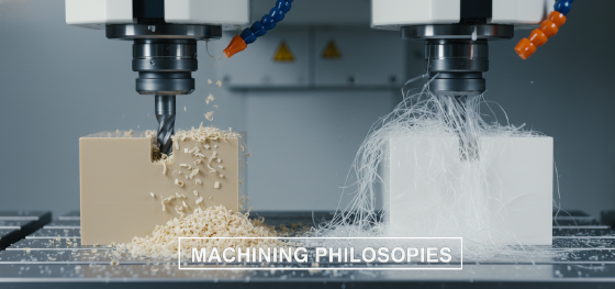 machining ptfe vs peek