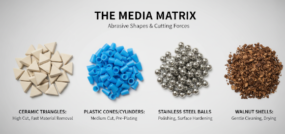 finishing media types