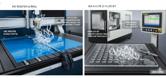 acrylic cnc machining process