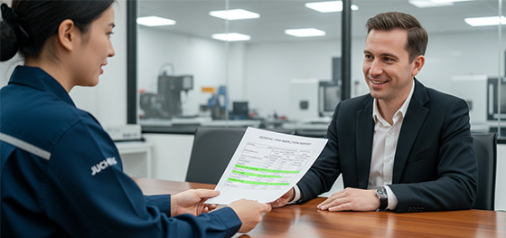 CMM inspection report