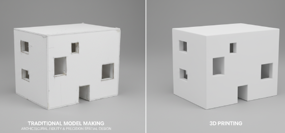 traditional model making vs 3d printing