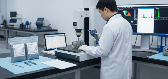 quality assurance for 3d printed titanium