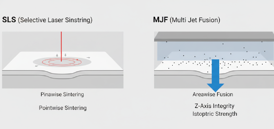 sls vs mjf technology comparison