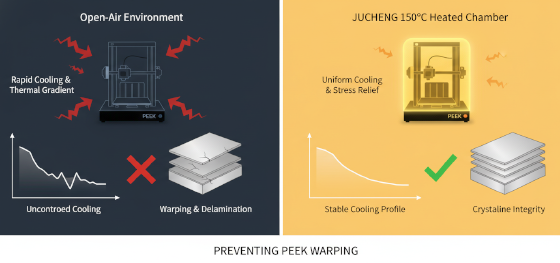 heated build chamber physics