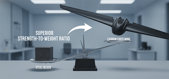 lightweight material advantage