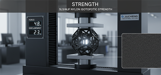 SLS MJF Nylon part mechanical testing