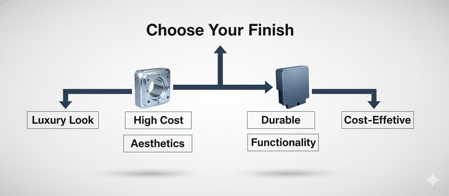 polished vs anodized aluminum