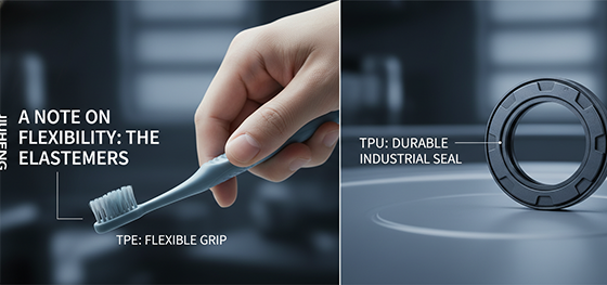 flexible TPE toothbrush handle