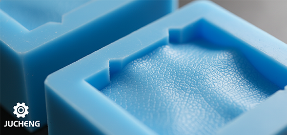 macro shot of silicone mold texture