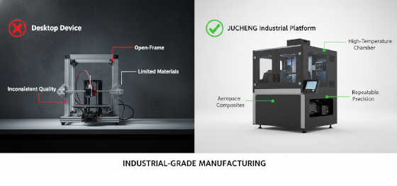 industrial vs desktop 3d printing