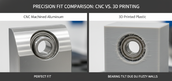 bearing fit failure in 3d printing