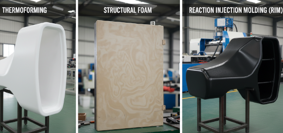 large part molding methods