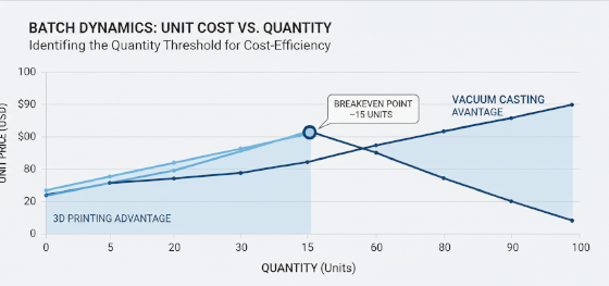 manufacturing cost per unit graph