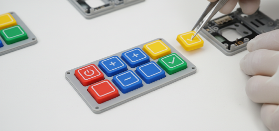 button membrane prototype