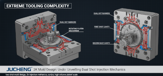 two shot mold design