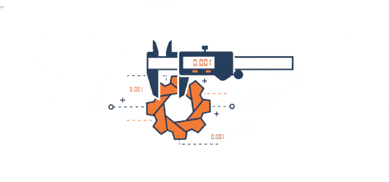microscopic tolerance validation and advanced quality control icon
