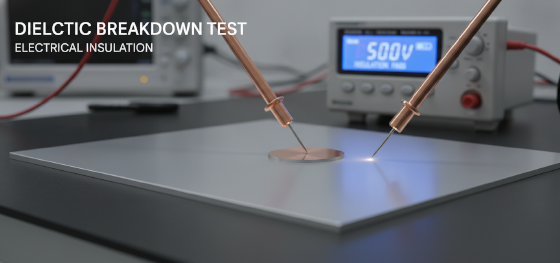 dielectric breakdown testing on aluminum