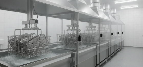 itric acid passivation bath line