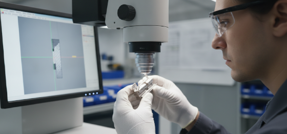 optical measuring microscope stamping inspection