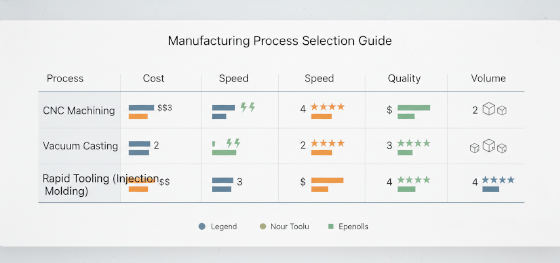 manufacturing selection matrix