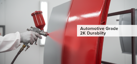 2k polyurethane spray