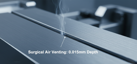 mold venting precision