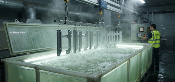 electro chemical anodizing bath line