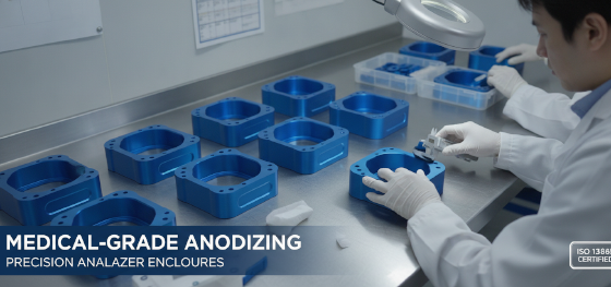 medical grade anodized aluminum parts