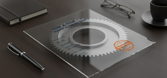 transparent manufacturing quotes and clean financial contracts