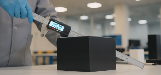 measuring diagonal dimensions square box