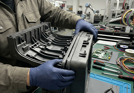 perfectly aligned reaction injection molded components for complex medical assemblies.png