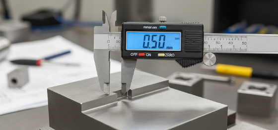 measuring exact sacrificial metallic allowances for secondary cutting operations