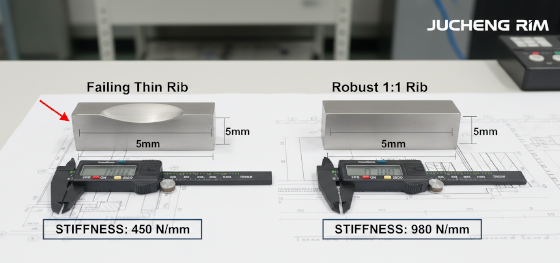 mechanical performance comparison for RIM structural reinforcement
