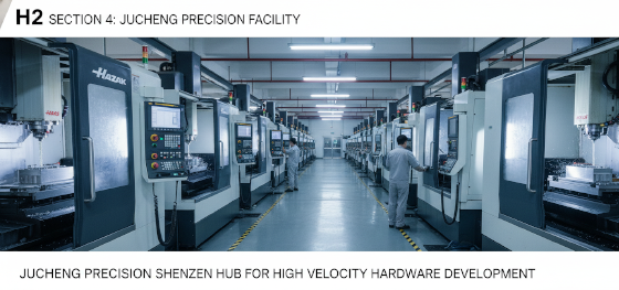 Jucheng Precision Shenzhen hub for high velocity hardware development