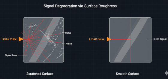 lidar signal refraction
