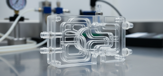 clear medical manifold casting