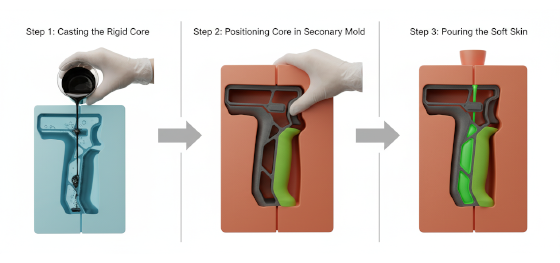 two hit casting process