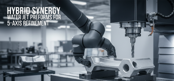 hybrid manufacturing waterjet and cnc